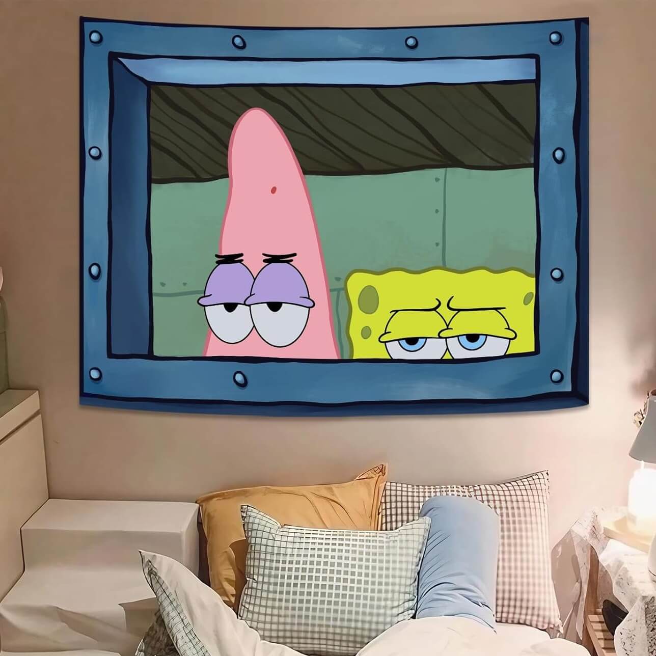 SpongeBob & Thaddäus Wandbehang
