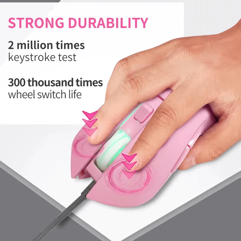 Quiet USB Mouse Design for Silent Use