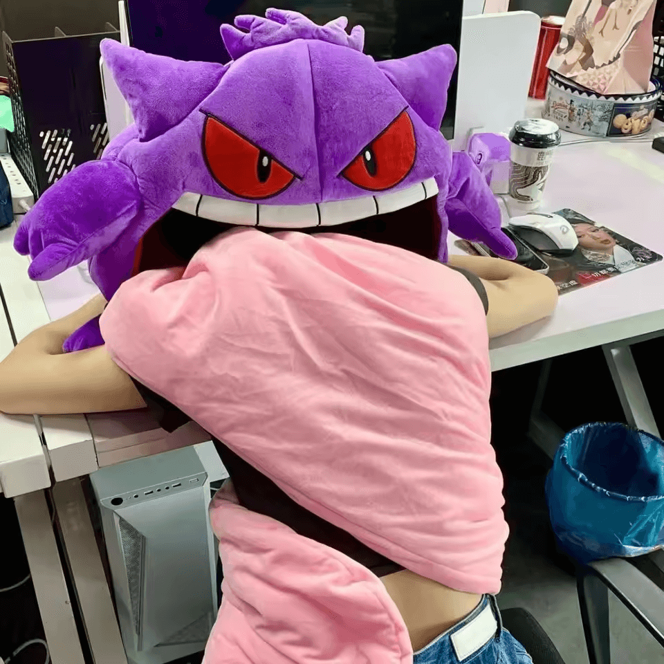 Gengar Plüschkissen/Decke
