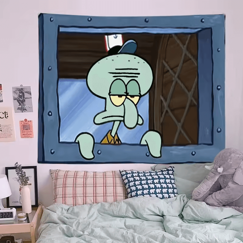 SpongeBob & Thaddäus Wandbehang