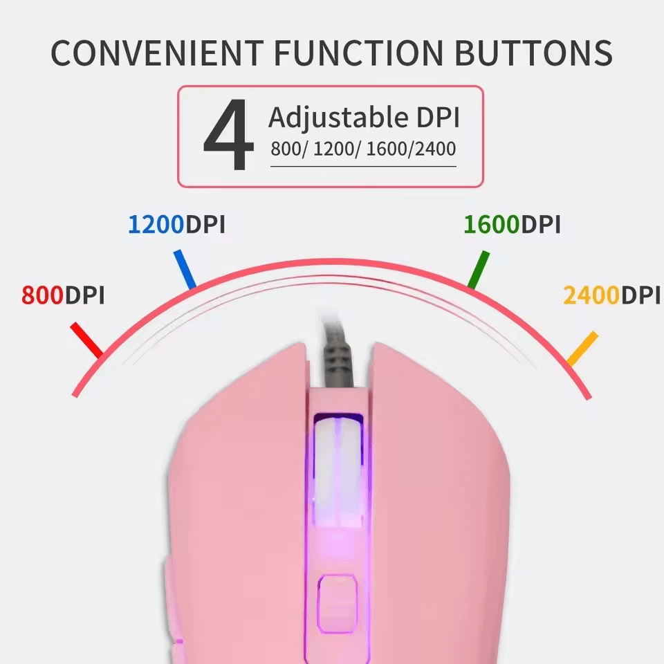 Backlit RGB Mouse with Sailor Moon Theme