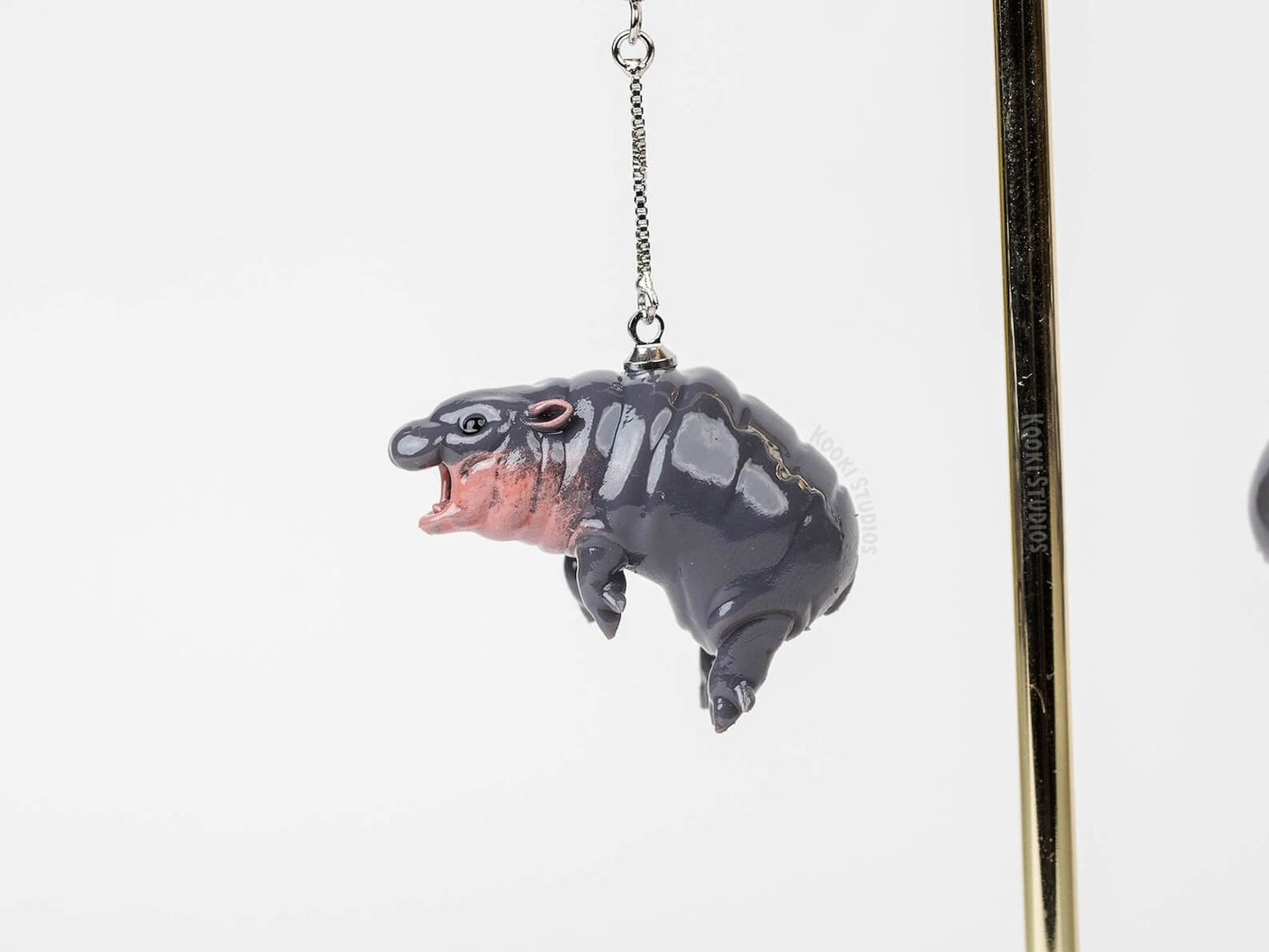 Pygmy Hippo "Moo Deng" Earrings