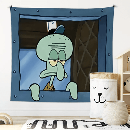 SpongeBob & Squidward Wall Hanging